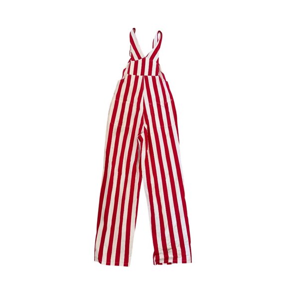 GAME BIBS Women's Alabama Crimson Tide Striped Roll Tide Overalls Size XS - Picture 5 of 13